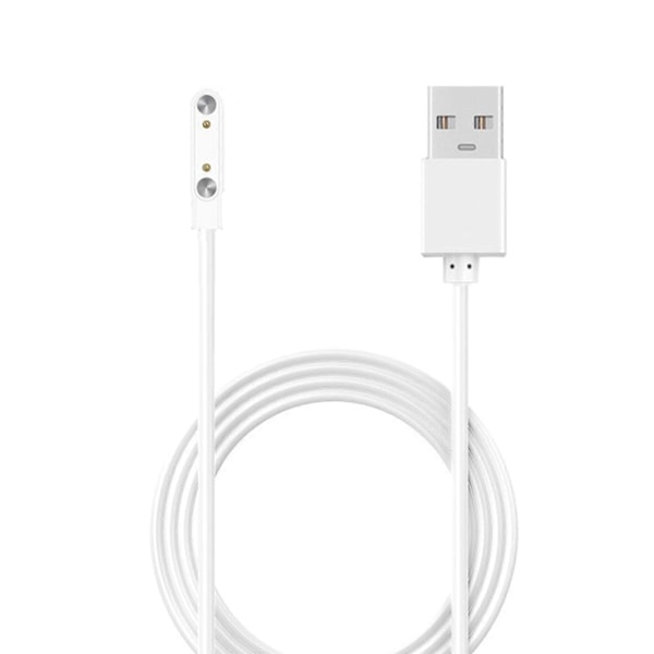 Universell USB-laddningsstation för 2-stifts magnetisk klockladdare [HK] White 7.62mm