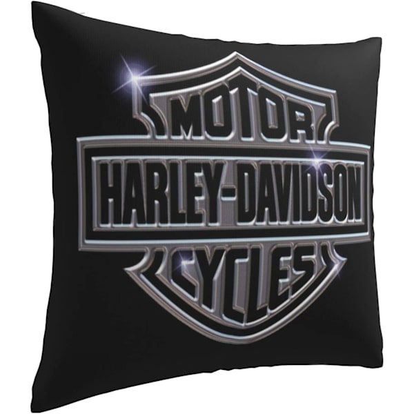 HKK  AA-Putetrekk Harley Davidson Varmt og mykt putetrekk for dekorative putetrekk i seng Sofa Utendørs pute