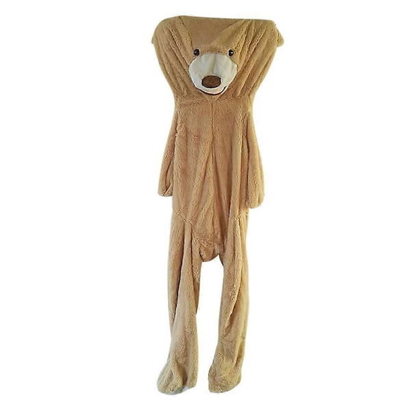 Nallebjörn Stor Fylld Leksak Överdrag Enormt Skinn DIY Dockor Plysch Mjuk Present Till Jul [HK] Beige (only cover) 1m