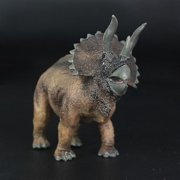 Realistisk Dinosaur Model Dyr Komfortabel Simulering Triceratops Plastic Legetøjsdekoration[HK]