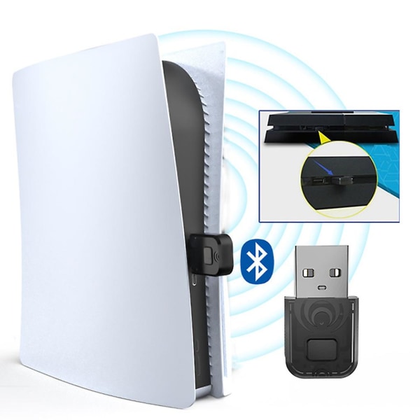 Sändare för Ps5 Bluetooth-kompatibla headset Mottagare Hörlursdongel