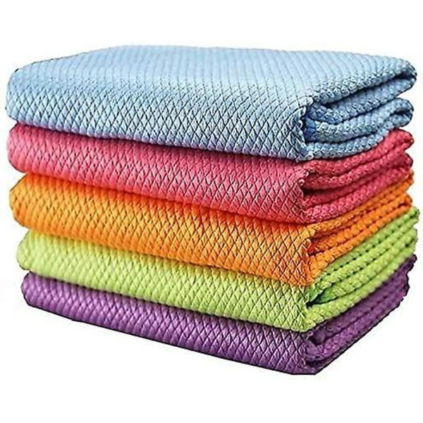 Mikrofiber Poleringsklud med Fiskeskæl 5 stk [HK]