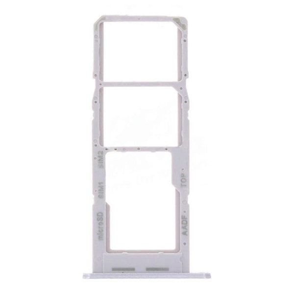 Til Samsung Galaxy A14 4G A145 OEM Dual SIM Kort Bakke Holder Reparationsdel [HK] Silver Multicolor