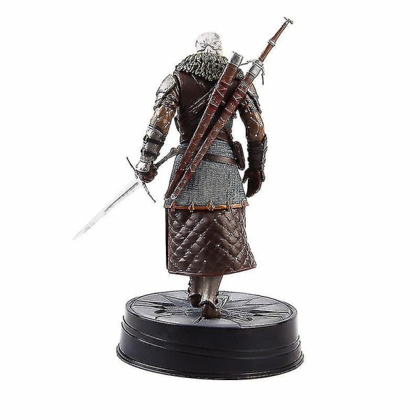 The Witcher 3: Wild Hunt Geralt of Rivia Actionfigur Leke Spillfigur 24cm PVC Samlemodell Ornamenter Gave til Barn [HK] figure (with box)