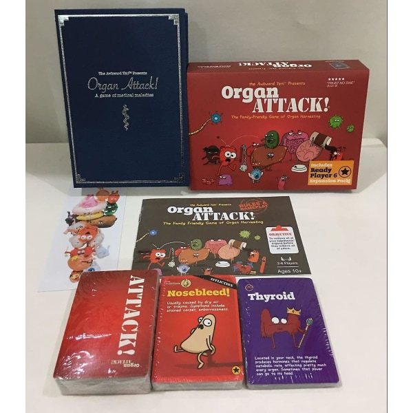 Kortspel för den obekväma Yeti Organ Attack! (engelsk version)[HK]