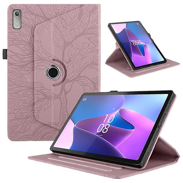 Nytt Roterende Lenovo Deksel For P11 (2. Gen)/Pad Plus 11.5 tommer - 360 Graders Roterende Stativ [HK] Light pink