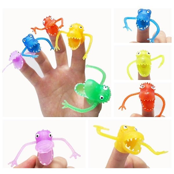 Monster Fingerdockor - Set med 10, Dockor för Barn, Perfekt för Kalaspåsar och Barnkalas[HK]