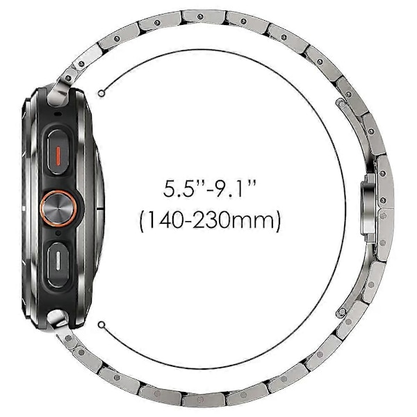 Titanium Alloy Rem Til Samsung Galaxy Watch Ultra 47mm[HK] Titanium Orange Model 1