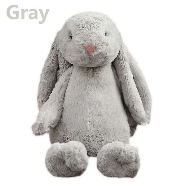 45 cm Myk Stoffdyr Barn Lange Øre Kanin Kanin Sovende Søt Tegneserie Plussj Leke Dyr Dukker Barn Bursdagsgave [HK] 45cm purple