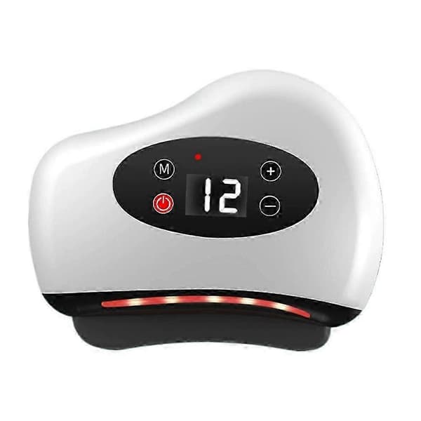 Smart Elektrisk Lindrende Træthed Fysioterapi Skrabeterapi Krop og Cupping[HK] white