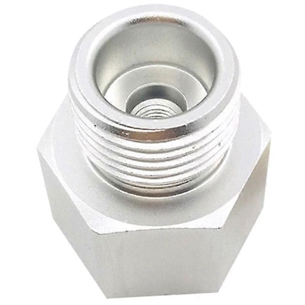 1x Co2-säiliöadapteri Messinkisylinteri Naaras Cga 320 Uros W21.8 Muunninliitin Co2-säädin O[HK] silver