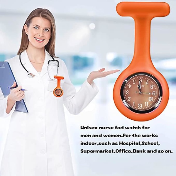 Silikoninen watch , jossa neula/klipsi, infektioiden torjuntasuunnittelu, terveydenhuolto, sairaanhoitaja, lääkäri, ensihoitaja, lääkäri, ensihoitaja ([HK])