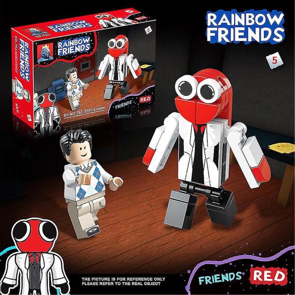 Roblox Rainbow Friends byggeklosser figur samlemodell murstein leker gaveeske sett for barn barn[HK]