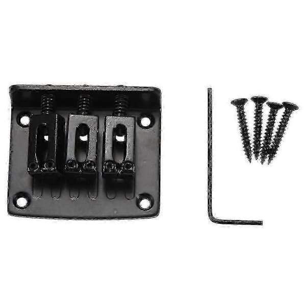 3-strenget sort top-loading hard-tail bro 2 stk. kompatibel med cigaræskeguitarer[HK]