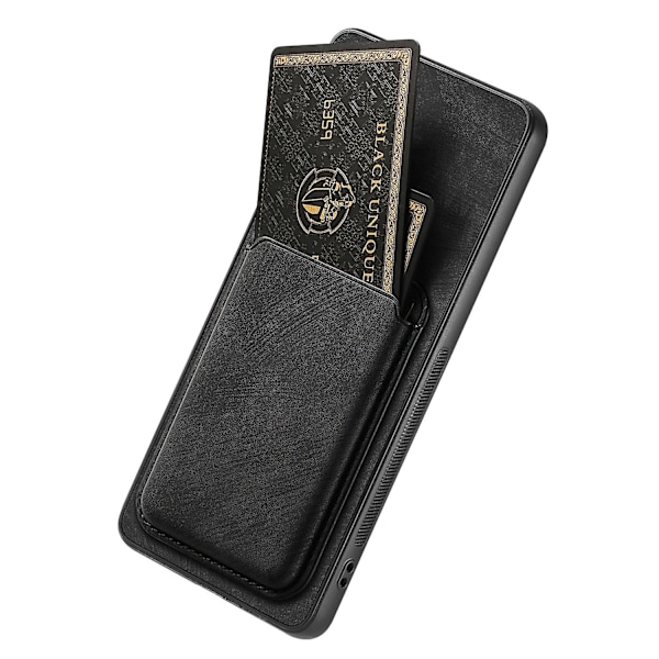 Magneettikorttitasku puhelinkotelo OnePlus 12 5G:lle [HK] Black