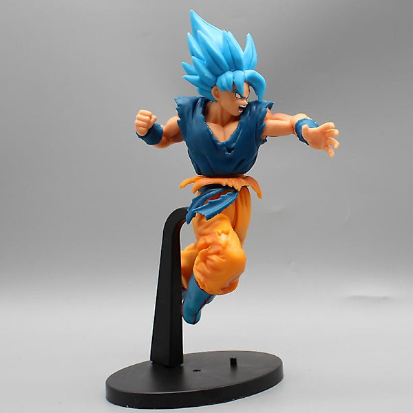 23cm Dragon Ball Z Son Goku Vs Broly Duel Action Figurines Gk Anime Figurer Modell Pvc Statue Ornamenter Dukker Leker Barn Gaver[HK] 25cm Goku vs Piccolo