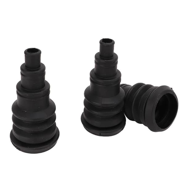 3 STK Firewall Boot Selebeskyttelsesmuffe Sort Gummi Universal til 3/8in til 1in Ledningsbundter[HK]
