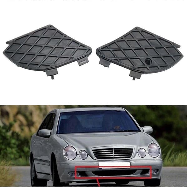 2108850153 2108850253 Tåkelysdeksel foran Tåkelysramme Bil for E-Klasse W210 E320 E430 E55[HK] Black