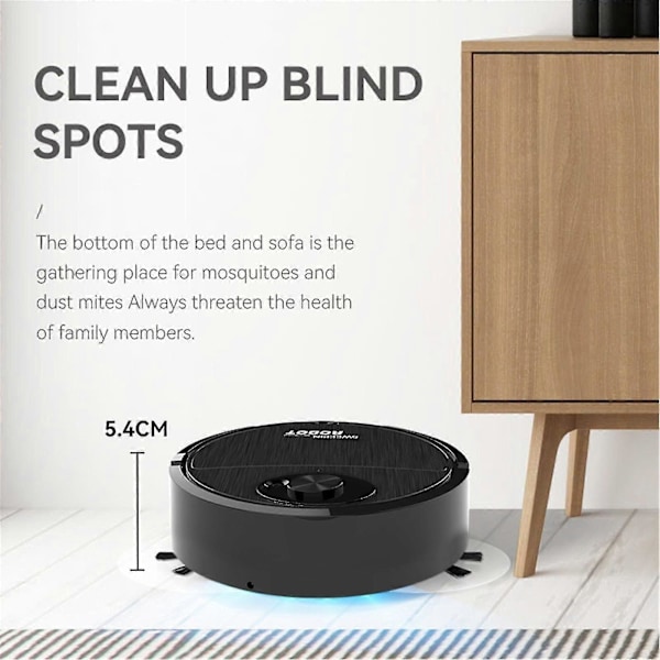 Nya Julklappar Barn Smart Robot Leksak Dammsugare Automatisk Golvrengöringsleksak Lek Med Barn Och Husdjur[HK] A