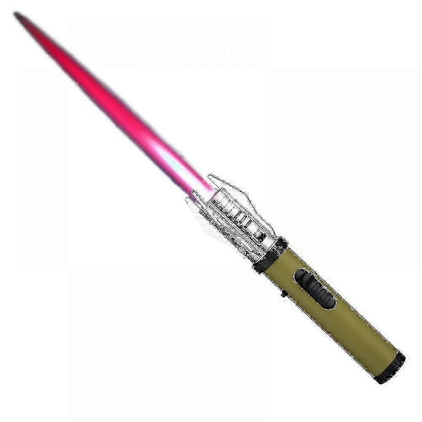 Lightsaber Butanlighter, Genopfyldelig Lightsaber Lighter Jet Flame Butanlighter til Grill BBQ Stearinlys Camping (gas ikke inkluderet) D.d - HZ[HK] green