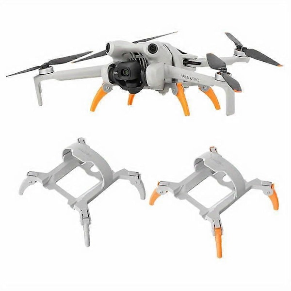 För DJI Mini 4 Pro Fällbart Landningsställ Förlängd Höjd Benstöd Skydd Ställ Sladd För DJI Mini 4 Pro Drönartillbehör[HK] Orange