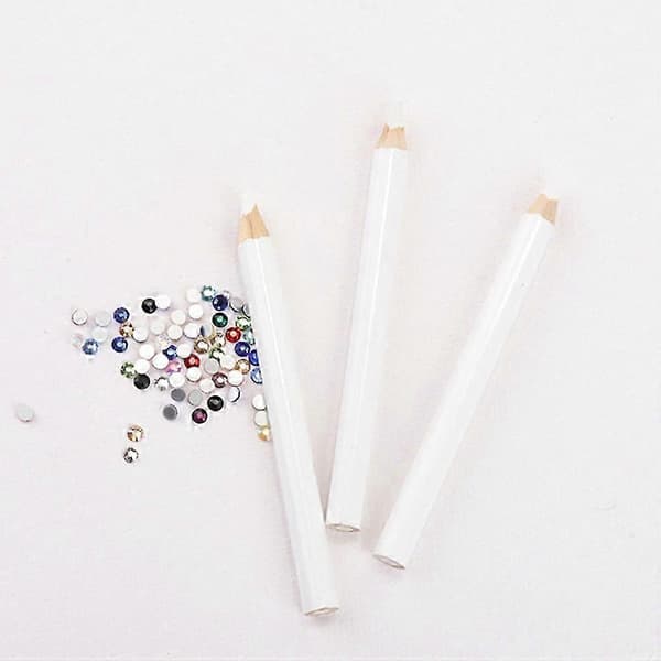 Rhinestones Picking Tools Nail Dotting Pens Træ til Manicure 24 stk [HK]