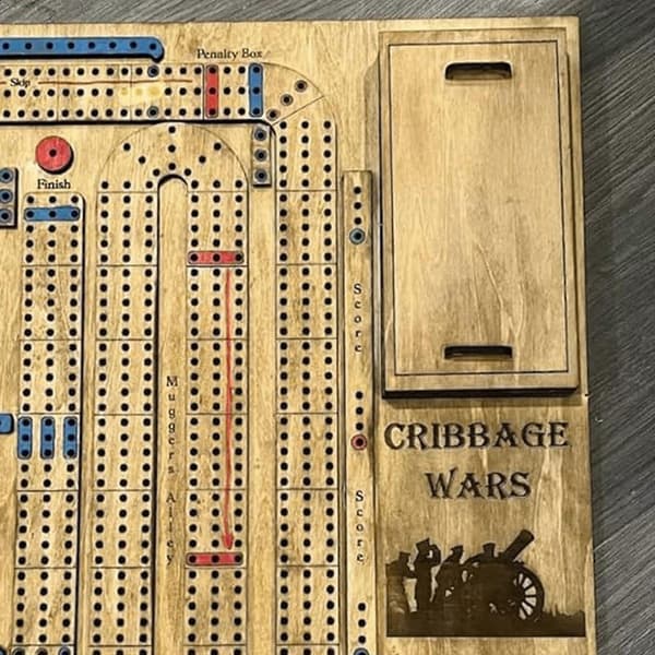 2024 Cribbage Wars Brädspel, Perfekt för Familjeresor[HK]