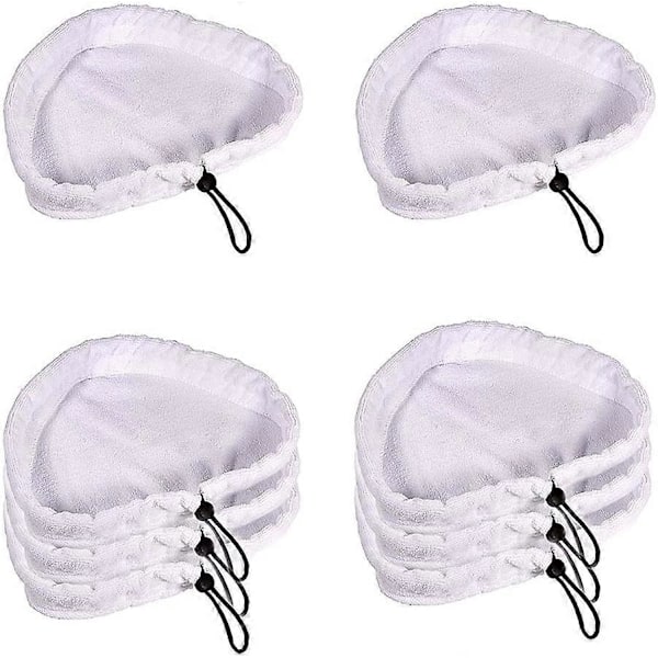 Dampmoppe 8 Stykker Mikrofiberklud Mikrofiber Damprensepuder Vaskbare Moppe Reservedele[HK]