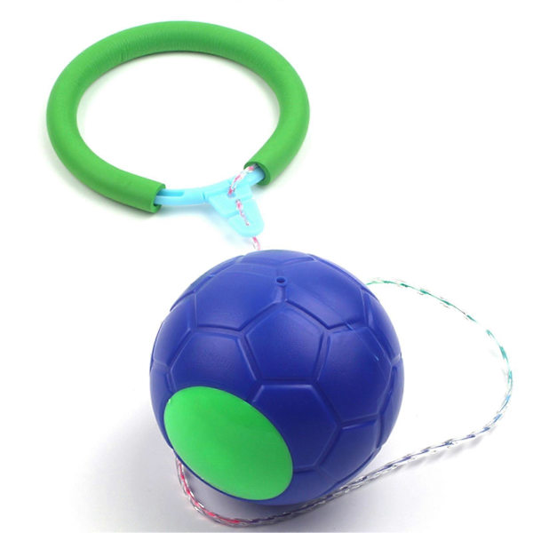 Barnankel Hoppboll Färgglad Hoppande Övningsleksak Spel Utomhus Sport Underhållning Leksaker Blå[HK]