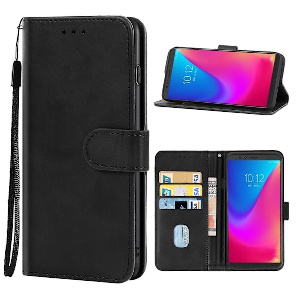 Läderfodral till Lenovo K5 Pro [HK] Black