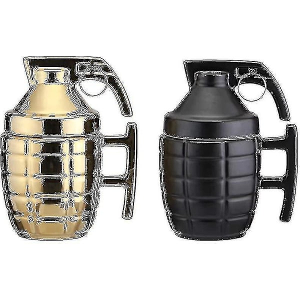 Novelty Keramik Granat Kaffe Kops med Låg Sjov Granat Mælkete Kaffe Kop Far Dagsgaver[HK]