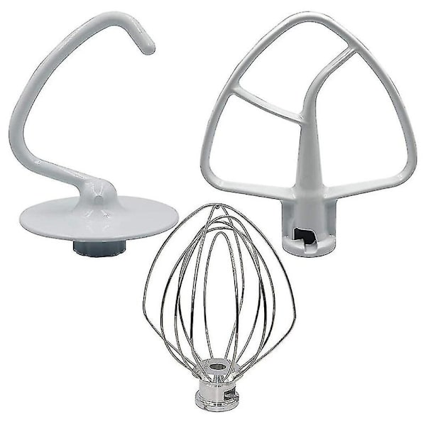 Mixer Kit til Ksm150 Inkluderer Dejkrog, Piskeris Og Belagt Fladslag, 3 Dele Standmixere Rep[HK]