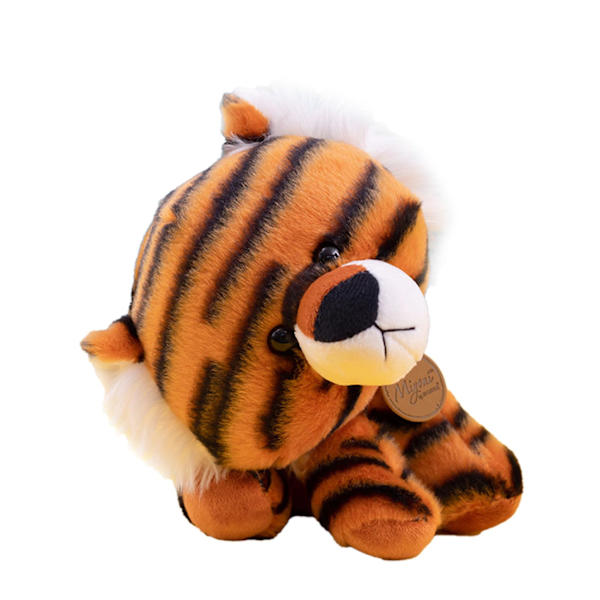 Gosedjur söt form skakande huvud design mjukt material fylld djurdocka för present Jiyuge[HK] 15cm Standing Tiger
