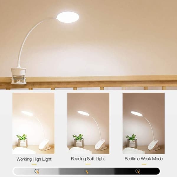 LED-bordlampe med 3 dæmpbare lysniveauer