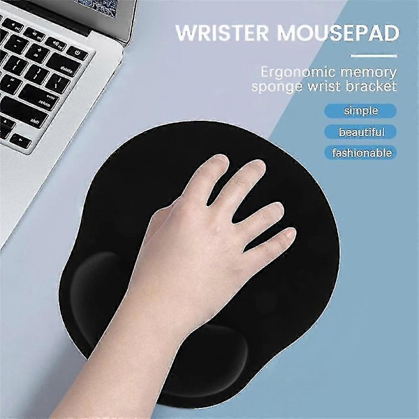 Tangentbords handledsstöd och musmatta med handledsstöd, ergonomiska handledsstöd i memory foam för tangentbord[HK]