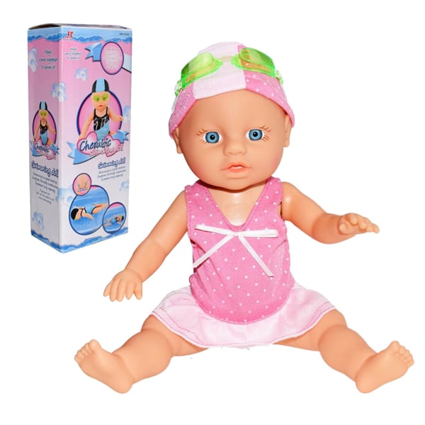 Vand sjov swimmingpool babydukker Vandtæt elektrisk dukke gavelegetøj til børn[HK]