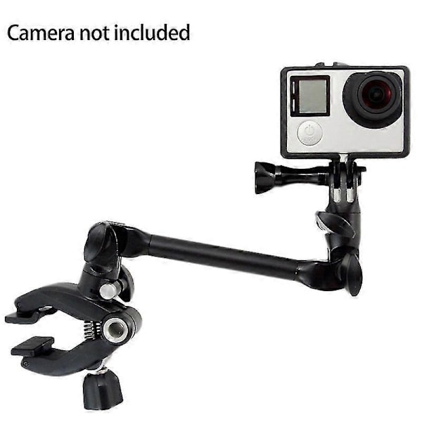 Justerbart Instrument Gitarr Musik Jam Fäste Roterande Scenklämma för Hero 8 7 6 5 3 4 GoPros Del[HK] Black