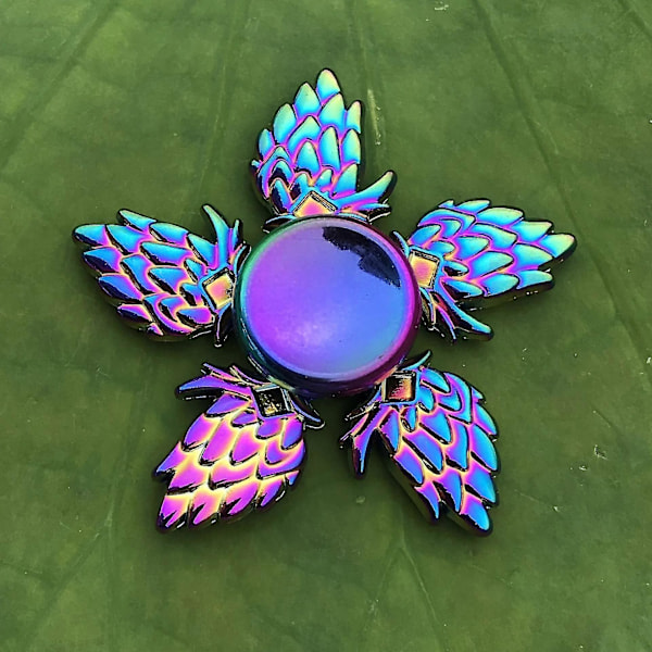 Clover Fargerik Fidget Spinner Finger Spinner Dekompresjonsleke Hånd Spinner Finger Spinner[HK] D