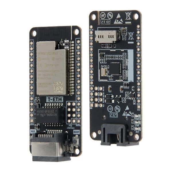 T-ETH-Lite utvecklingskort ESP32-WOVER-E Ethernet-modul Stöd TF utbyggbar ström POE Shield H[HK] red