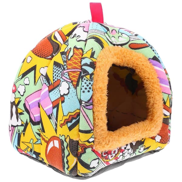 Vintergjemmested i plysj for marsvin, varm seng for hamster [HK]