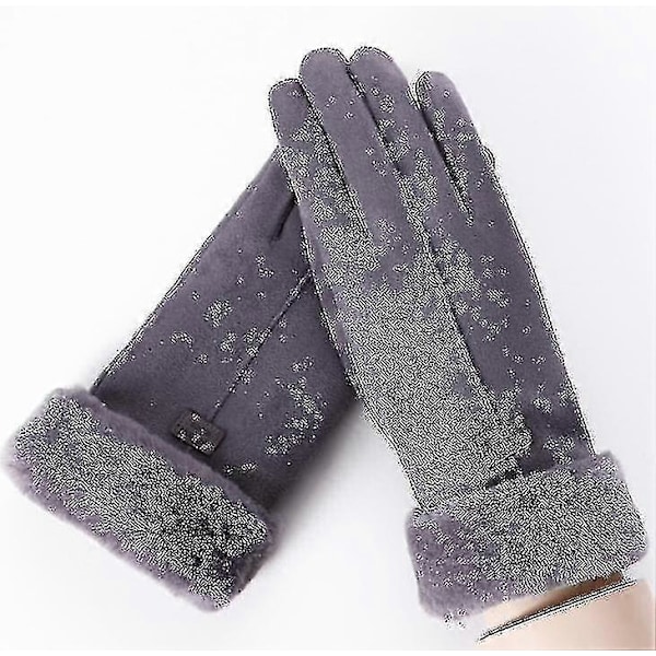Vinterhandskar Varma Vantar Vinter Touch Screen Handskar Dam [HK] brown