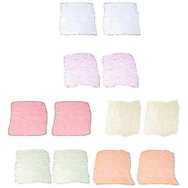 60x60cm Chiffon-danssjalar 12-pack-xj[HK]