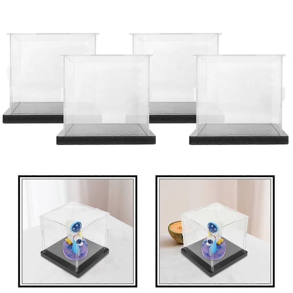 Transparenta akryldisplayboxar för samlarobjekt actionfigurer 4st Förvaring[HK]