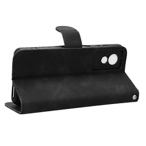 TCL 501 Nahkakotelo Lompakko Ihoa myötäilevä Puhelinkuori [HK] Black