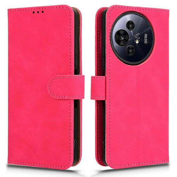 För TCL 50 NxtPaper 5G Läderfodral Hudkänsla Anti-Fall Plånbok Flip Telefonfodral [HK] Style D Multicolor