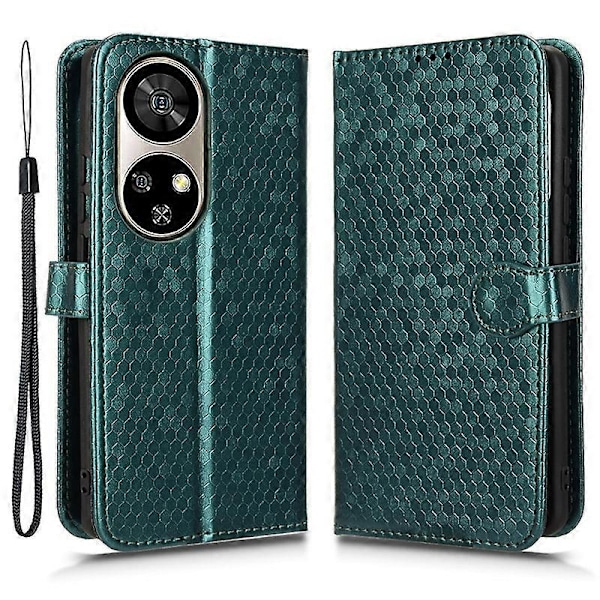 Til Ulefone Note 17 Pro Etui PU Læder Telefon Cover Prikket Mønster Flip Wallet[HK] Style C Multicolor