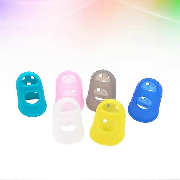 Fingertoppsskydd Silikon Gitarr Fingerskydd för 10st Fingerskydd[HK]