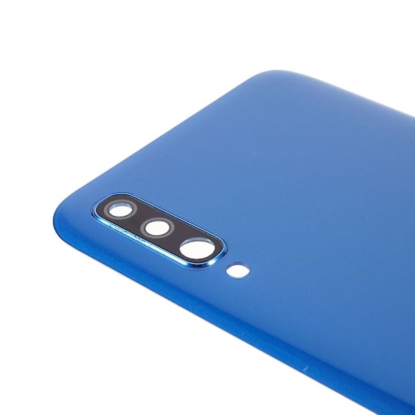 För Samsung Galaxy A50 A505 Batterilucka med Kameralinsskydd - Svart[HK] Blue Multicolor