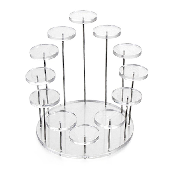 Multi-lags Kageholder Rundt Kage Stativ Holder Bakke Til Fest Kage Dessert Mad Servering[HkkK] D