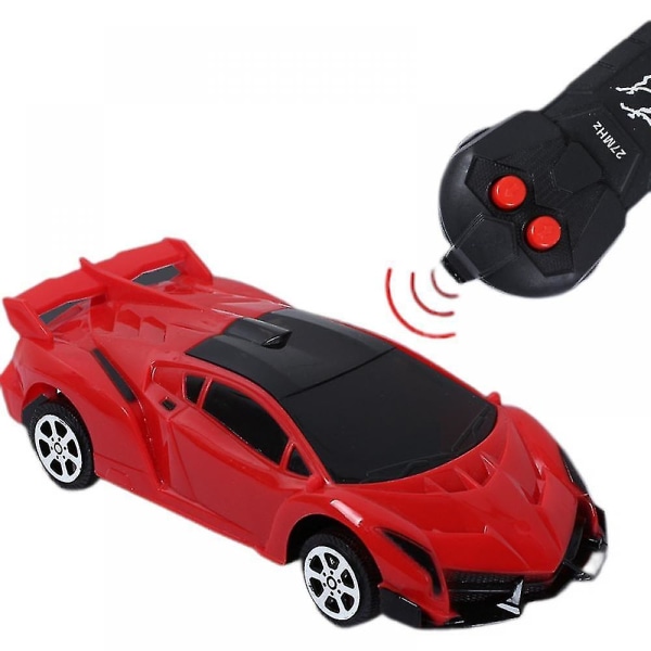 Fjärrstyrd bil, 1/24 skalamodell racingbilsleksaker, Rc-bil för barn och pojkar med coola led-ljus[HK]